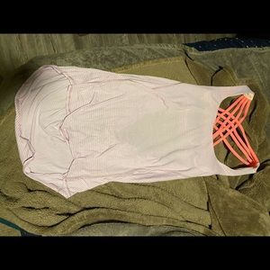 Lululemon open back criss cross tank top